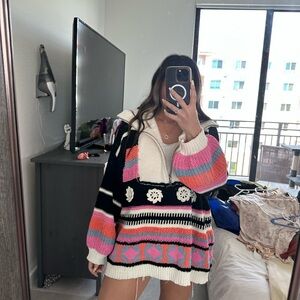 REVOLVE Multicolor Patterned Sweater